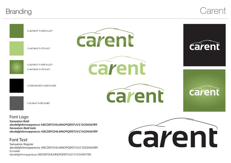 CaRent International - Brand Identity